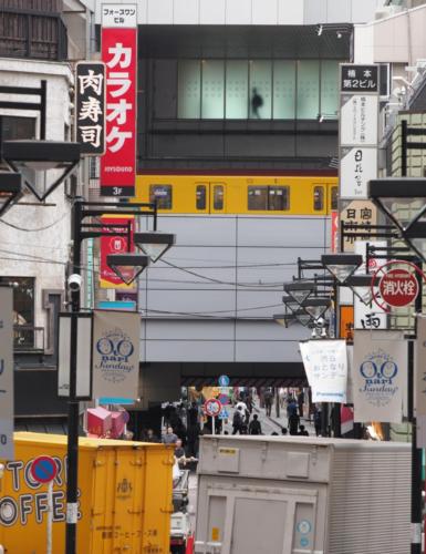 「銀座線折り返し線」2018年5月28日、渋谷で